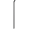 Crowbar | with tip and bent cutter with grab | length: 1,00 m